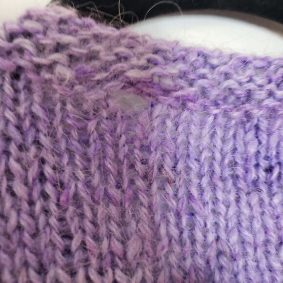 RARE! Vintage Viotela Alpaca Cardigan Sweater Cabin Core Nature Scene Sz Small - Picture 7 of 7